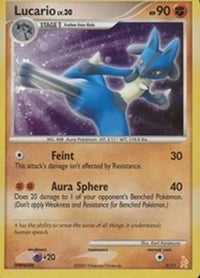 Lucario (3) - DP Trainer Kit Manaphy & Lucario Holofoil