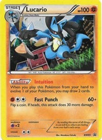 Lucario BW85 (BW85/101)  - Black and White Promos Holofoil