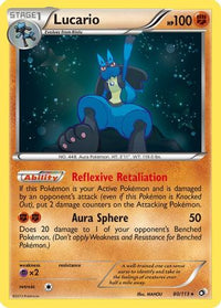 Lucario (80/113) - Legendary Treasures Holofoil