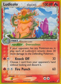 Ludicolo (Delta Species) (6/100)  - Crystal Guardians Holofoil
