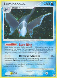 Lumineon (11/123) - Mysterious Treasures Holofoil