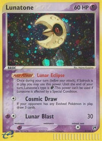 Lunatone (8/100)  - Sandstorm Holofoil