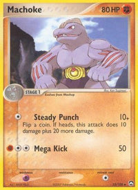 Machoke (33/108) - Power Keepers Reverse Holofoil