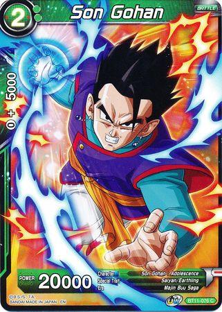 Son Gohan (Green) (BT11-076) [Vermilion Bloodline 2nd Edition] - POKÉ JEUX