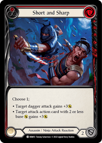 Short and Sharp (Red) [BEN013] (Outsiders Benji Blitz Deck) - POKÉ JEUX