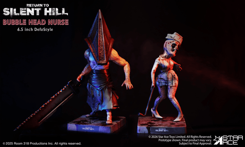Return to Silent Hill – Pyramid Head & Bubble Head Nurse DefoStyle Figure (Twin Pack) (Pre-Order)