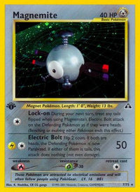Magnemite (7/75) - Neo Discovery 1st Edition Holofoil