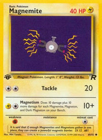Magnemite (60/82) - Team Rocket 1st Edition