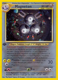 Magneton (10/64)  - Neo Revelation 1st Edition Holofoil