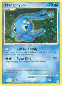 Manaphy (9/130) - Diamond and Pearl Holofoil