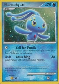 Manaphy (4) - DP Trainer Kit Manaphy & Lucario Holofoil