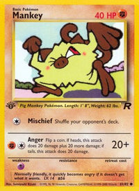 Mankey (61/82)  - Team Rocket Unlimited