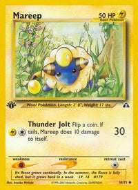Mareep (58/75) - Neo Discovery 1st Edition