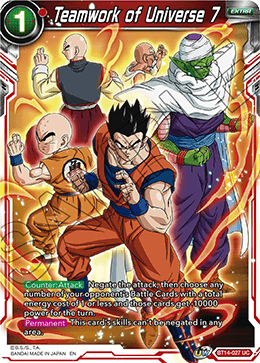 Teamwork of Universe 7 (BT14-027) [Cross Spirits] - POKÉ JEUX