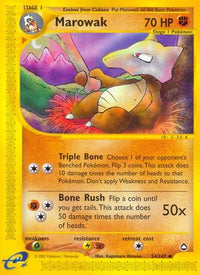 Marowak (54/147)  - Aquapolis