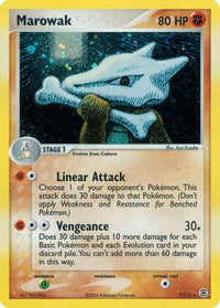 Marowak (7/112)  - FireRed & LeafGreen Holofoil