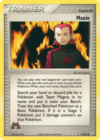 Maxie (73/95) - Team Magma vs Team Aqua