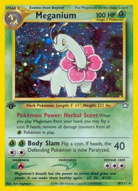 Meganium (10/111)  - Neo Genesis 1st Edition Holofoil