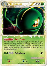 Meganium (Prime) (109/123) - HeartGold SoulSilver Holofoil