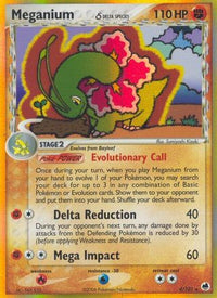 Meganium (Delta Species) (4/101) - Dragon Frontiers Holofoil