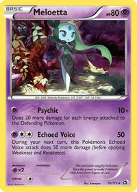 Meloetta (78/113) - Legendary Treasures Holofoil