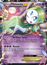 Meloetta EX (RC11/113)  - Legendary Treasures Radiant Collection Holofoil