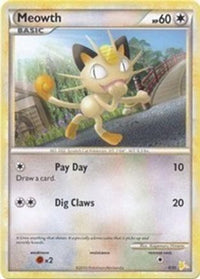 Meowth (#) (12) - HGSS Trainer Kit Gyarados & Raichu