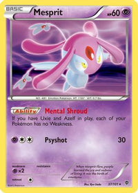 Mesprit (37/101)  - Plasma Blast Holofoil