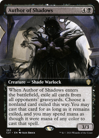 Author of Shadows (Extended Art) [Commander 2021]