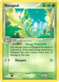 Metapod (39/112)  - FireRed & LeafGreen