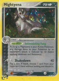 Mightyena (10/109) - Ruby and Sapphire Holofoil