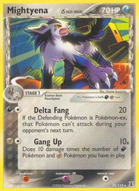 Mightyena (Delta Species) (24/113)  - Delta Species Reverse Holofoil