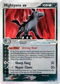 Mightyena ex (101/110) - Holon Phantoms Holofoil