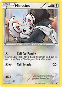 Minccino (104/113)  - Legendary Treasures