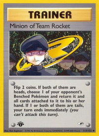 Minion of Team Rocket (113/132) - Gym Heroes Unlimited