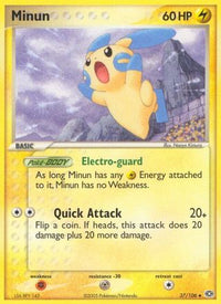 Minun (37/106) - Emerald Reverse Holofoil