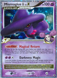 Mismagius GL Lv.X (110/111) - Rising Rivals Holofoil