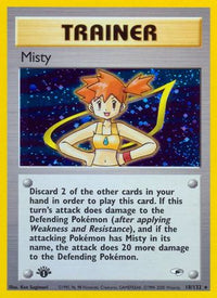 Misty (18/132) [Gym Heroes 1ère édition] 