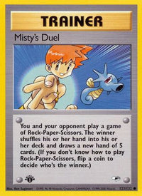 Misty's Duel (123/132) - Gym Heroes 1st Edition