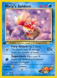 Misty's Goldeen (85/132)  - Gym Heroes Unlimited