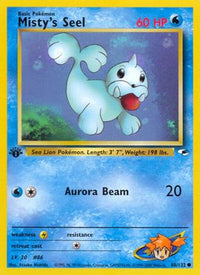 Misty's Seel (88/132)  - Gym Heroes 1st Edition