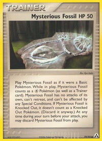 Mysterious Fossil (79/92)  - Legend Maker