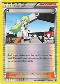N (Supporter) (BW100/101)  - Black and White Promos Holofoil