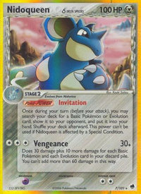 Nidoqueen (Delta Species) (7/101) - Dragon Frontiers Holofoil