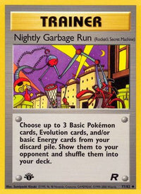 Nightly Garbage Run (Rocket's Secret Machine) (77/82) - Team Rocket 1st Edition