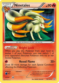 Ninetales (19/124) - Dragons Exalted Holofoil