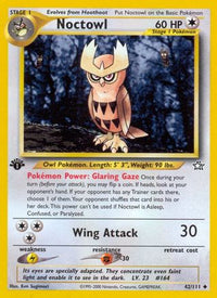 Noctowl (42/111) - Neo Genesis 1st Edition