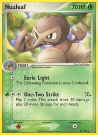Nuzleaf (43/107)  - Deoxys Reverse Holofoil