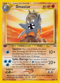 Omastar (43/75)  - Neo Discovery 1st Edition
