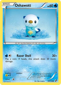 Oshawott (28/114)  - Black and White